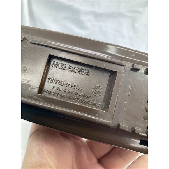 Original Vintage Black & Decker Electric Slicing Knife & Blades EK950A  Tested!! - Picture 6 of 7